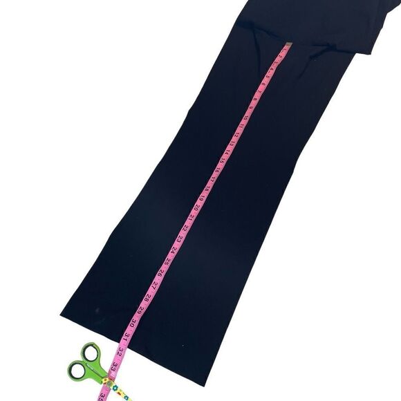 Black Wide Leg Trousers with side zip - Sharagano Studio - Picture 10 of 11